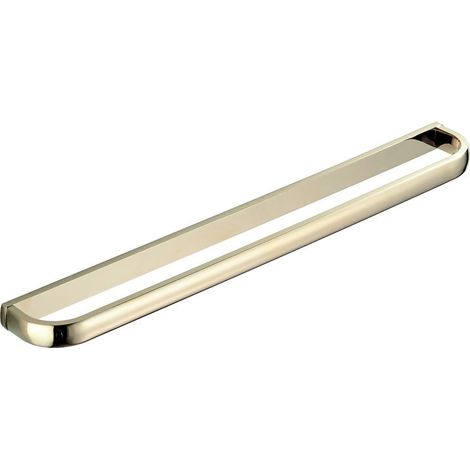 Toallero mural de latón, de una sola barra, para baño y cocina, 57 cm (dorado) (1/5)