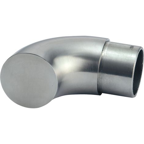 CROSO Endstück für Rohr ø 33,7 x 2,0 mm, Edelstahl geschliffen V2A (1/3)
