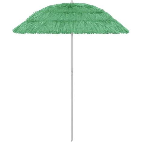 Parasol de plage vert hawaïen, 180 cm (1/5)