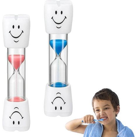 Clessidre sorridenti per bambini, clessidre con timer, clessidre da 3 minuti per bambini, clessidra per lavarsi i denti per bambini, clessidra da 3 minuti, clessidra per bambini, per giochi, cucina, s (1/5)