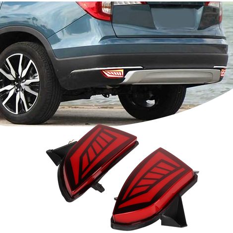 Feux de pare-chocs arrière à 12 LED avec 3 fonctions disponibles pour Honda Pilot 2019-2021 (une paire de chaque côté) (1/5)