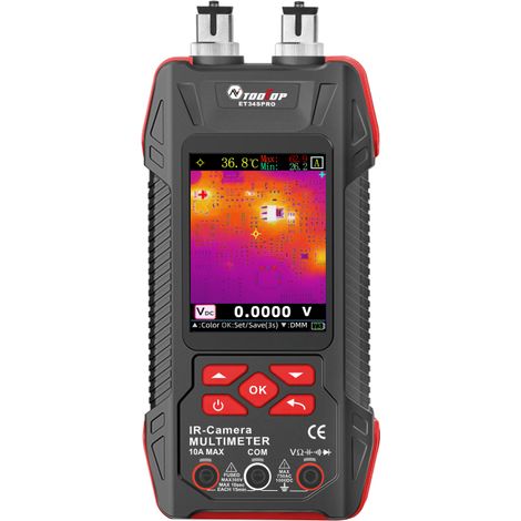 Caméra thermique 3,2 pouces et multimètre numérique 60000 comptes, plage de température -20550℃ (1/5)