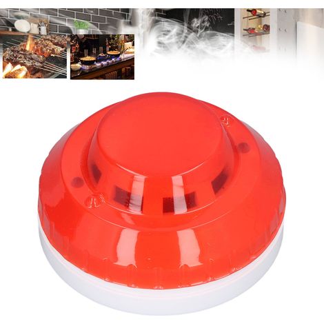 Détecteur de fumée DC12-24V avec voyant d'avertissement LED rouge (détecteur de fumée TT-S01) (1/5)