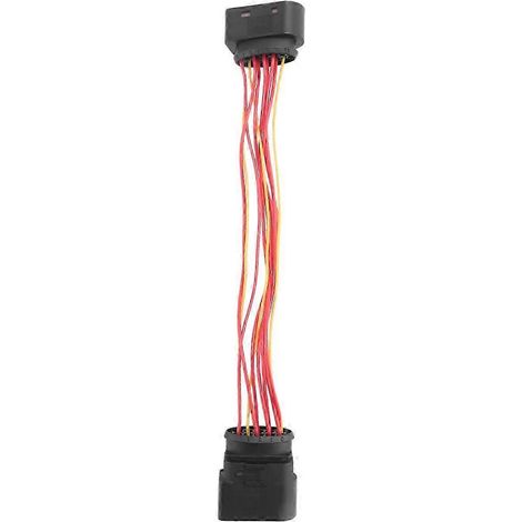 Xenon-Scheinwerfer-Adapter (10- auf 14-polig) für 1J0973835 und 1J0973737 (Autozubehör, Schwarz, SZRH)