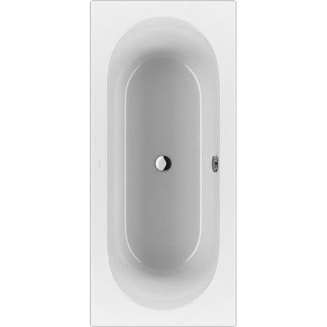 Baignoire VB Loop&Friends 1800x800x620mm rectangulaire avec système CC TP1 MT Blanc Alpin