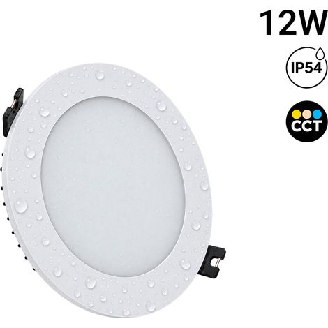 Downlight LED Circular Empotrable - CCT - 12W - Corte Ø 120