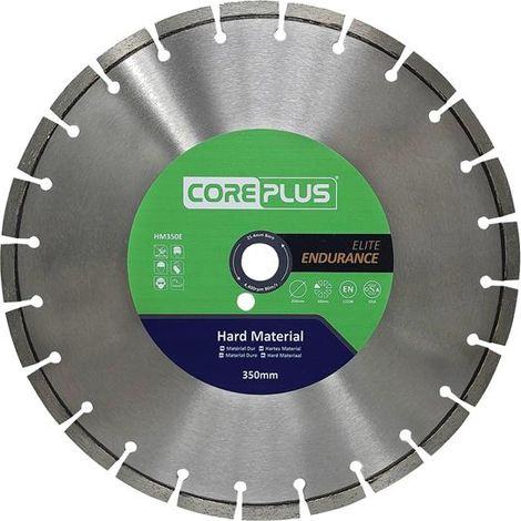 CorePlus HM350E Elite Hard Material Turbo Diamond Blade 350mm (1/2)