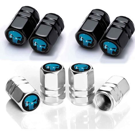 Lot de 8 bouchons de valve de pneu avec rondelles pour stabiliser la pression des pneus