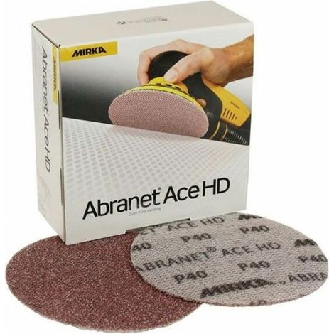 Mirka – Disque à lamelles abrasif 150mm P60 – Grain céramique haute performance – Pour ponçage bois dur et laques – Compatible ponceuses 150mm