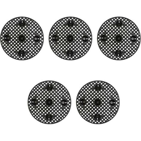 Lot de 5 supports pour plantes en pot robustes, diamètre 30 cm, châssis avec contrôleur de racines, drainage et ventilation (1/5)