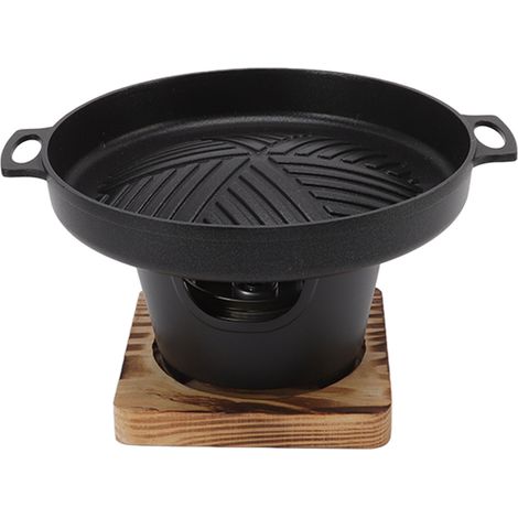 Mini barbecue portable antiadhésif et sans fumée, idéal pour le camping, les pique-niques et la maison (HN BBQ18D). (1/5)