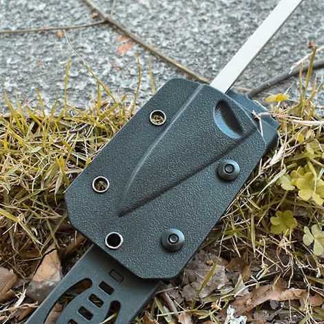 Étui de couteau portable multifonctionnel avec clip de ceinture, pince et clip pliable pour outils de randonnée (1/4)