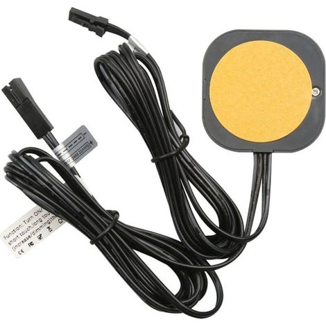 Interrupteurs à LED pour panneaux en bois, interrupteurs tactiles, interrupteurs à détecteur de lumière LED pour armoire à passage invisible 5V-24V (1/5)