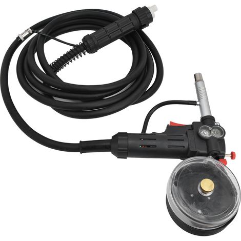 Pistolet de tréfilage sous protection gazeuse NBC-200A, ensemble de pistolet de tréfilage portable haute altitude, pistolet de tréfilage à disque noir, 5 m (1/5)