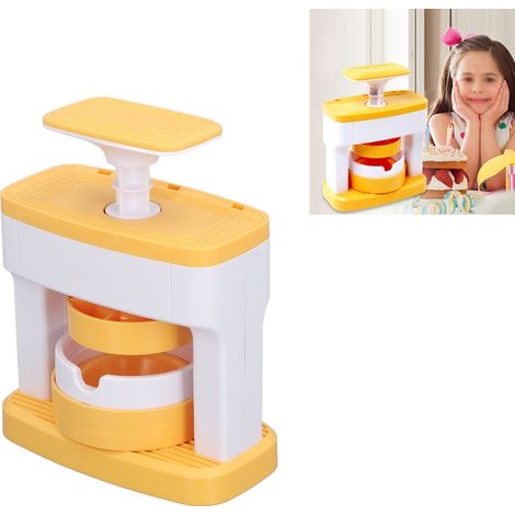 Kit per la creazione di spille fai da te [Kit per la creazione di spille con pressa e taglierina circolare]Set completo da 48 pezzi, in ABS, per bambini e attività scolastiche (1/4)