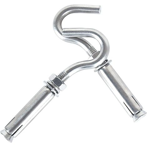 Boulons à Expansion M10 304 en Acier Inoxydable Chevilles Boulons Crochet Ouvert Expansion Vis Boulons 5-Pack (1/5)