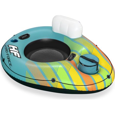 Hydro-Force™ Alpine Schwimmring mit Rückenlehne & Kühltasche 169 x 137 cm (1/5)