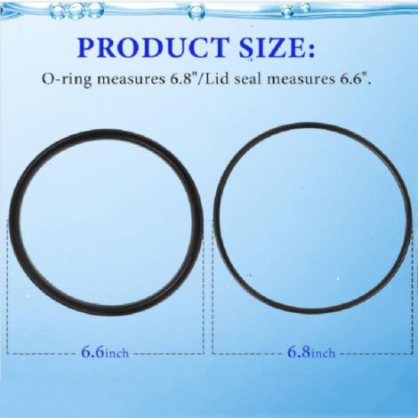 Kit de Joint et de Joint Torique Etotel R0449100 – Compatible avec les Covers de Filtre Zodiac et Jandy (1/3)