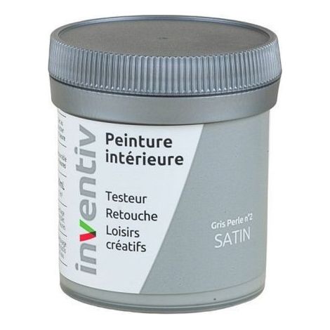 Testeur Peinture Intérieure Satin Gris Perle 2 - INVENTIV