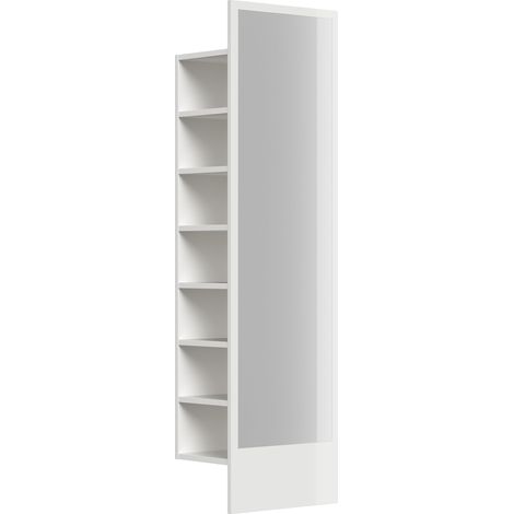 Schuhregal Vestis Reflex 7 Paar Weiss hochglanz (1/5)