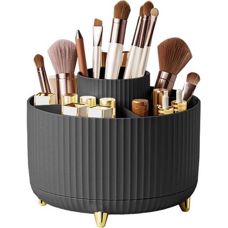 Contenitore per trucchi, organizer per prodotti per la cura della pelle, organizer per la toeletta, organizer per pennelli da trucco, organizer girevole per trucchi (1/5)