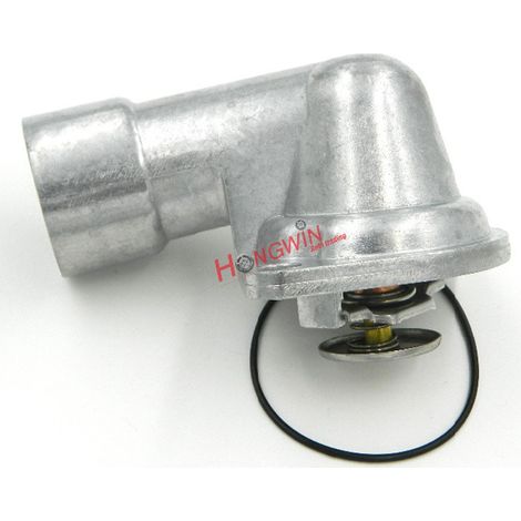 Boîtier de thermostat pour moteurs Opel/Saab 55353492 / 90410897 (1/4)