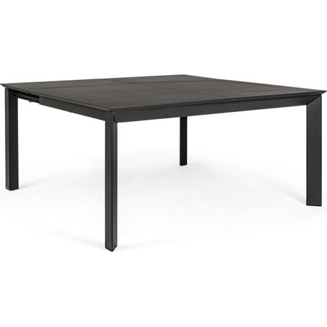 Tavolo allungabile "Konnor" in alluminio da esterno 160x110/160 per giardino e veranda -Antracite (1/5)