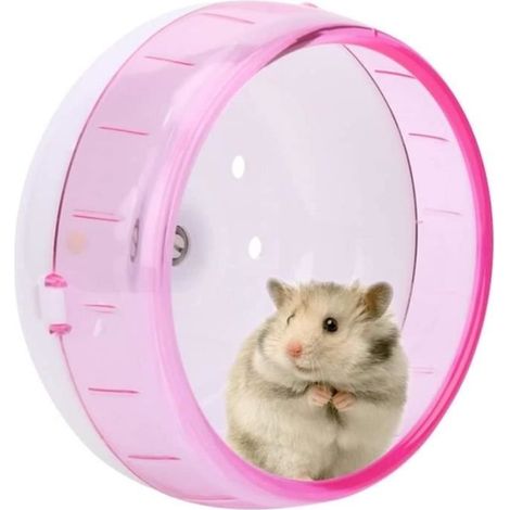 Roue d'exercice pour Hamster - Marque Non Spécifiée - Modèle Non Spécifié - Rose - Silencieuse - Durable