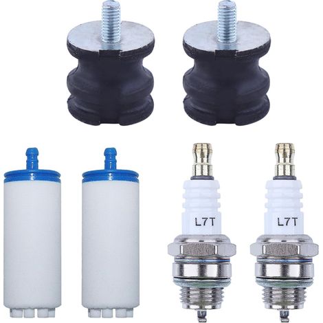 Spark Plug for NGK BPMR7A L7T and Champion CJ8 RCJ6Y RCJ7Y, Buffer AV Support Chainsaw Parts for Husqvarna K650 K750 K760 K950 K960 K970 K1250 with Fuel Filters (1/5)