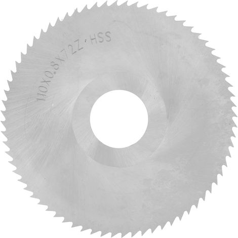 72Teeth Lame de Scie Circulaire HSS Acier Rapide 110x0.8x27mm Disque de Découpe pour Scie à Table (1/5)