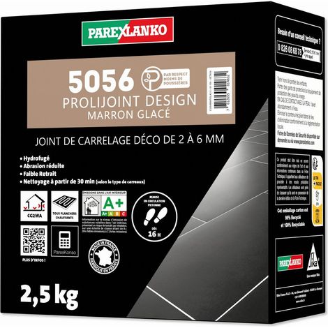Joint de carrelage 2,5 Kg 5056 Prolijoint Design PAREXLANKO Marron Glacé (1/5)