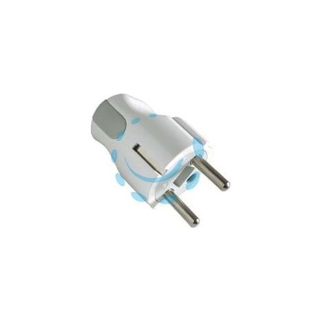 SPINA SCHUKO 2 POLI + TERRA 10A BIANCA - bianca 10A 80070