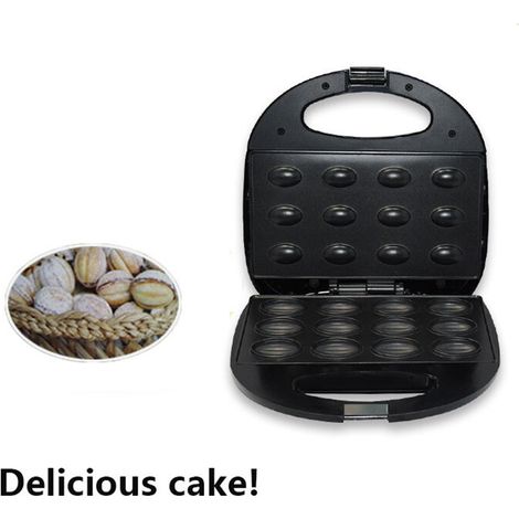 3 en 1 Mini Machine a biscuits electrique a Chauffage Double Face four automatique, gaufre aux noix, pain Sandwich, grille-pain, pour petit dejeuner (1/5)