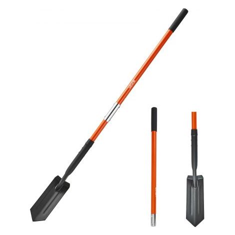 Bêche de Tranchée - 142 cm Bêche de Jardinage Étroite avec Lame (1/5)