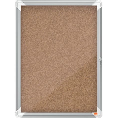 Nobo Vitrine A4 Braun Aluminium 53,2 cm Büro