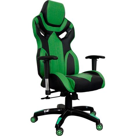 Spielstuhl - Gaming Chair Race - Grün (1/5)