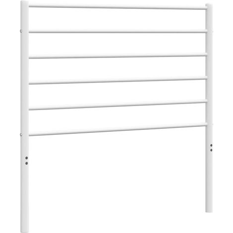 Maison Exclusive - Ersatz-Kopfteil Metall Weiß 80 cm