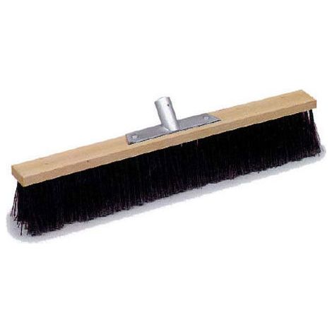 Scopa spazzolone nero cm60 industriale nera piumata rinforzata