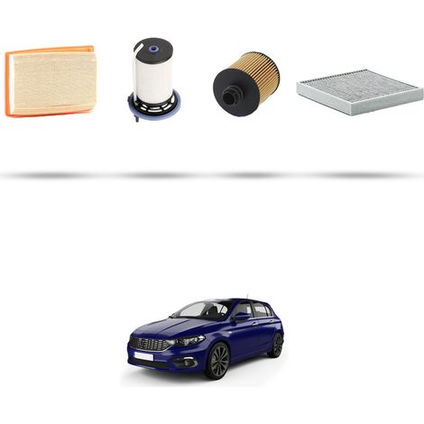 Kit tagliando 4 filtri compatibile con Fiat Tipo 1.6 MultiJEt 88kw dal 2015 (1/5)