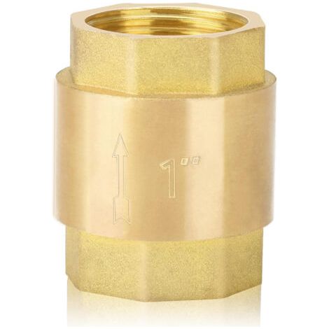 royaluxe-Clapet anti-retour en laiton 1' – Filetage intérieur 32 mm – Résistant à la corrosion – Pour pompes et systèmes de chauffage