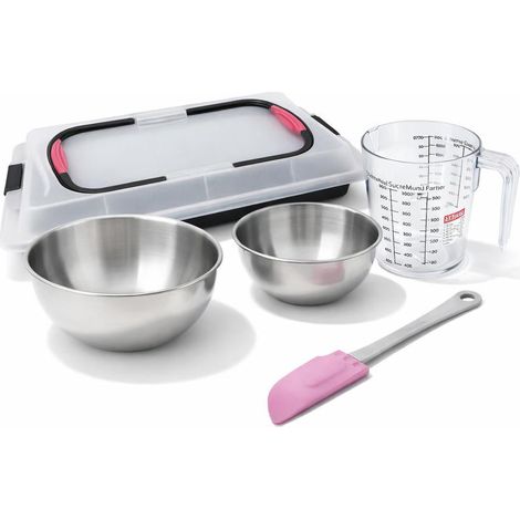 Set de 5 ustensiles de pâtisserie moule à gâteaux bols spatule et verre doseur Zenker Bake and Go (1/5)