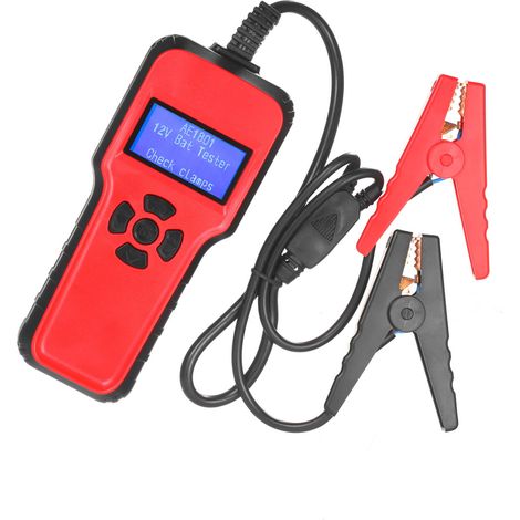 Testeur de batterie automobile, analyseur de batterie numérique pour camions, bateaux et applications marines (12 V) (1/5)