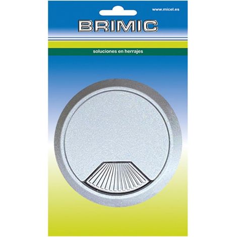 Blister Passacavo Tappo TPC01 Ø60x22mm Argento 90620 EDM