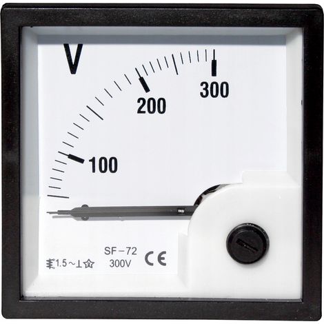 Analoges Voltmeter blow 300v Genauigkeit Klasse 2 AC