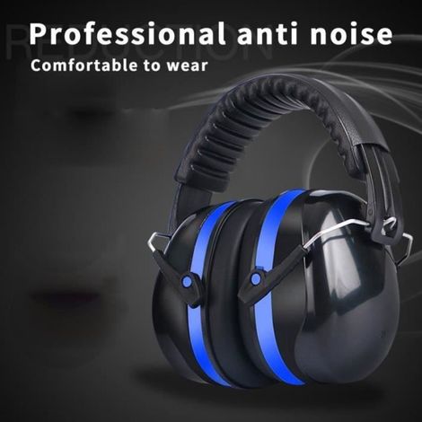 1 Casque anti-bruit, circonférence réglable 15-24cm, mousse haute densité, réduction 26-35db, usage quotidien (1/3)