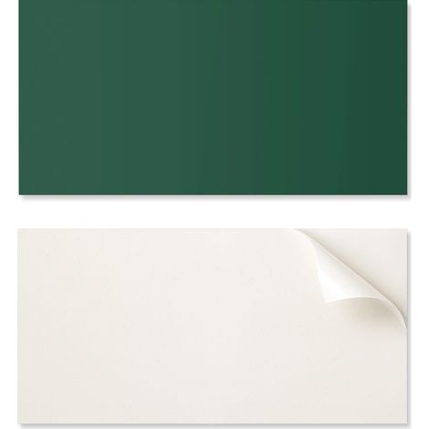 Baldosas de vinilo autoadhesivas con estampado, color verde oscuro, 10x40x20 cm