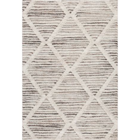 Tapis déco intérieur style berbère losanges 160x230cm (1/4)