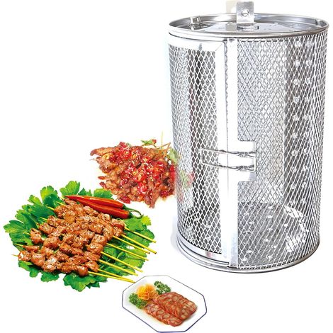 Draagbare RVS Barbecue Winkels met Demontabele Handgrepen en Transporttas (1/5)