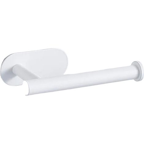 Support papier toilette mural, distributeur WC, design épuré, pour salle de bain et toilettes (1/5)