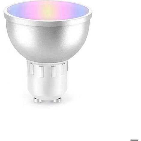 Ampoule connectée - PNI - PT51RG - GU10 - RGBW 5 W 500 lm - Wi‑Fi 2,4 GHz (Tuya)